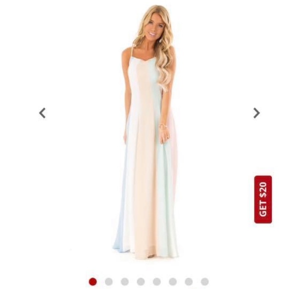 lime lush maxi dress